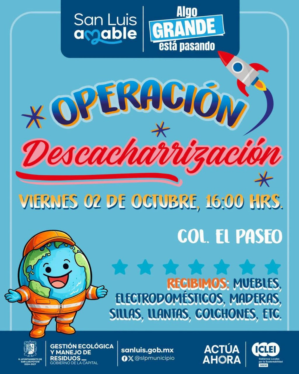 Gobierno Municipal acerca “Operación Descacharrización” a la colonia El&nbsp;Paseo