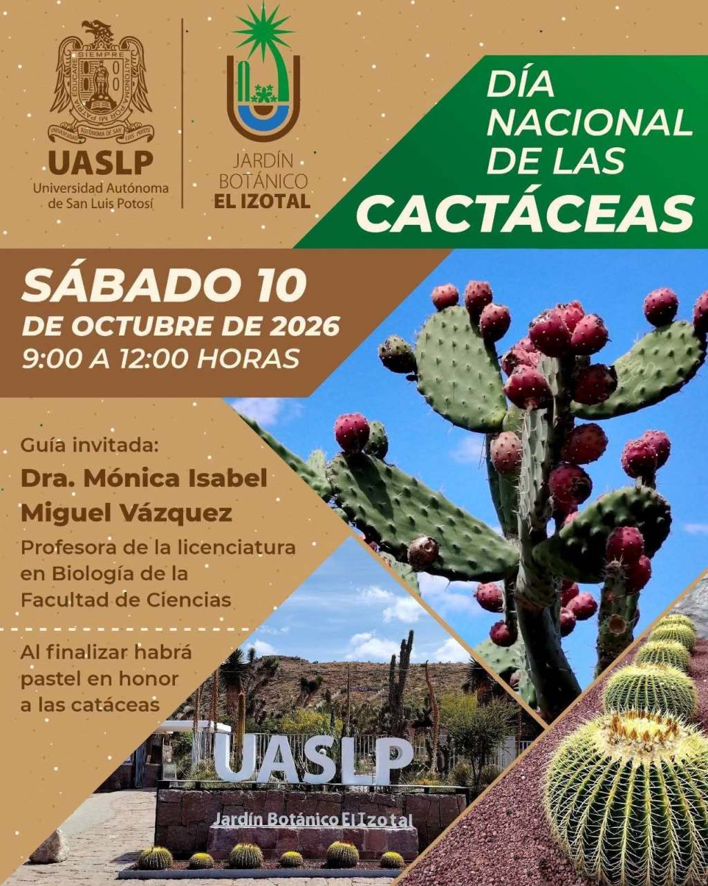 UASLP celebrará el Día Nacional de las Cactáceas con recorrido por el Jardín Botánica El Izotal