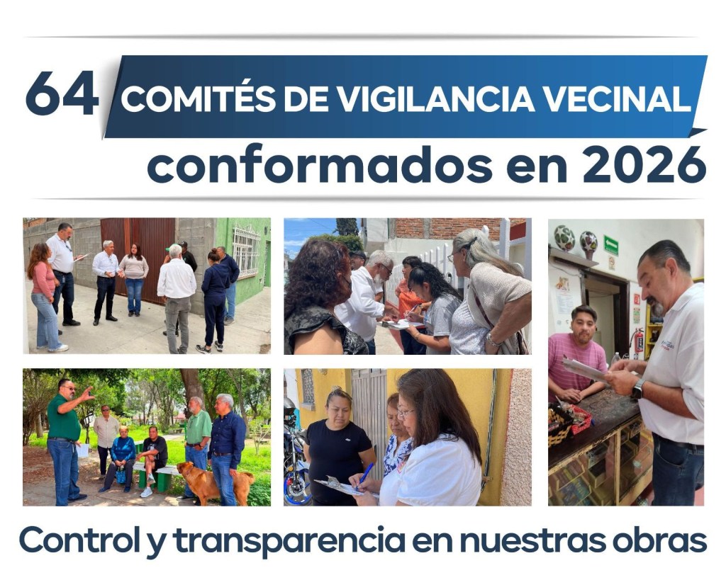 INTERAPAS suma 64 comités vecinales para vigilar obras en las&nbsp;colonias