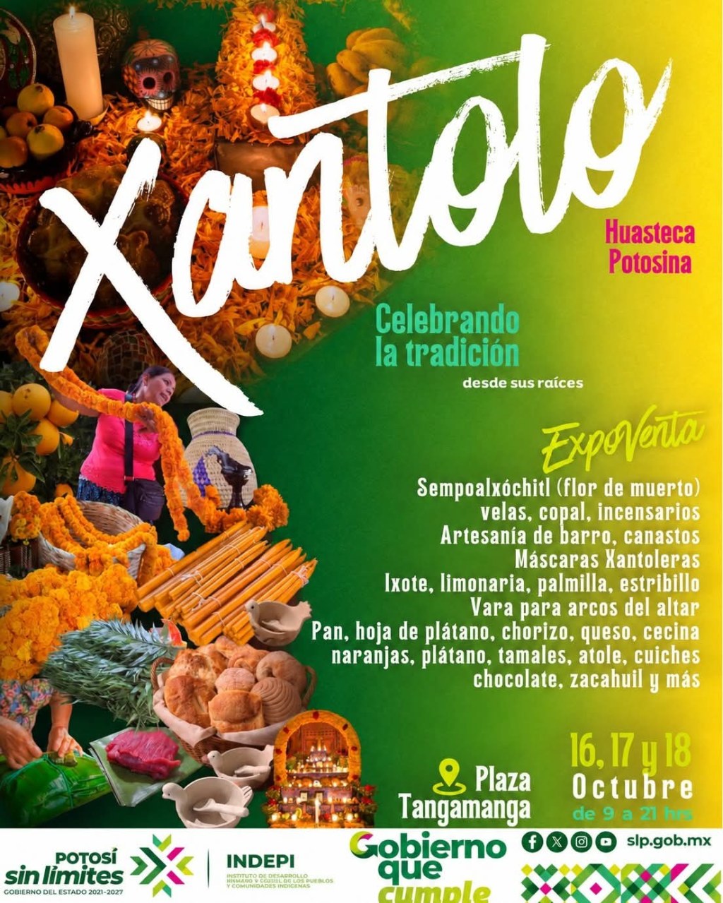 GOBIERNO ESTATAL LLEVA EXPO-VENTA DE XANTOLO A SAN LUIS&nbsp;POTOSÍ
