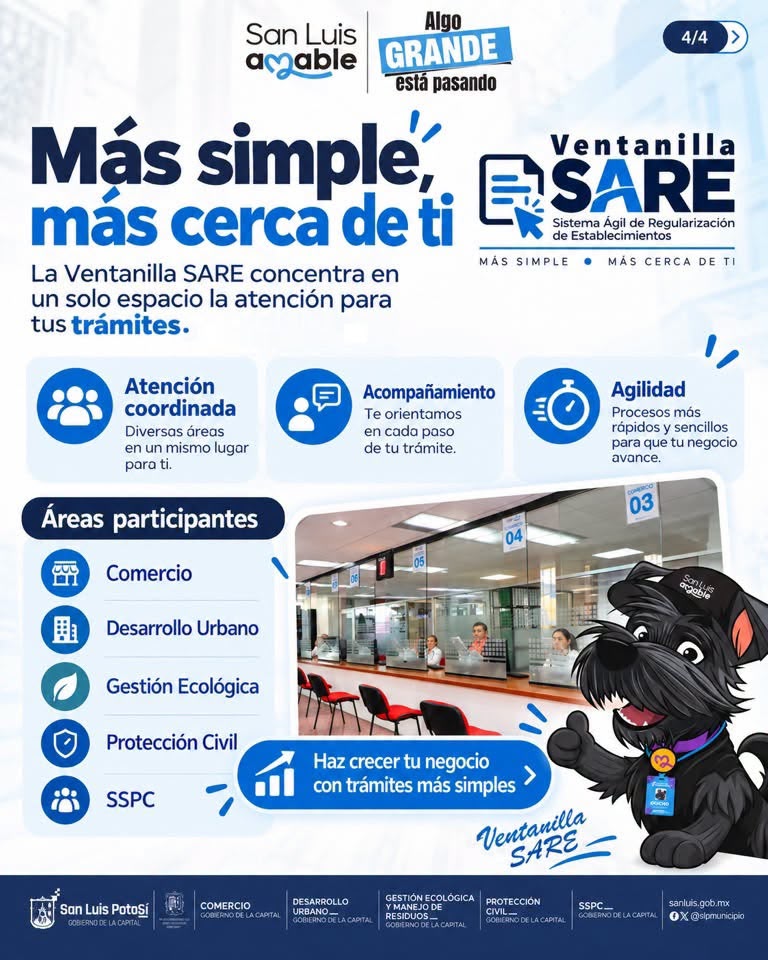 Gobierno Municipal facilita trámites para abrir negocios con Ventanilla Única&nbsp;SARE