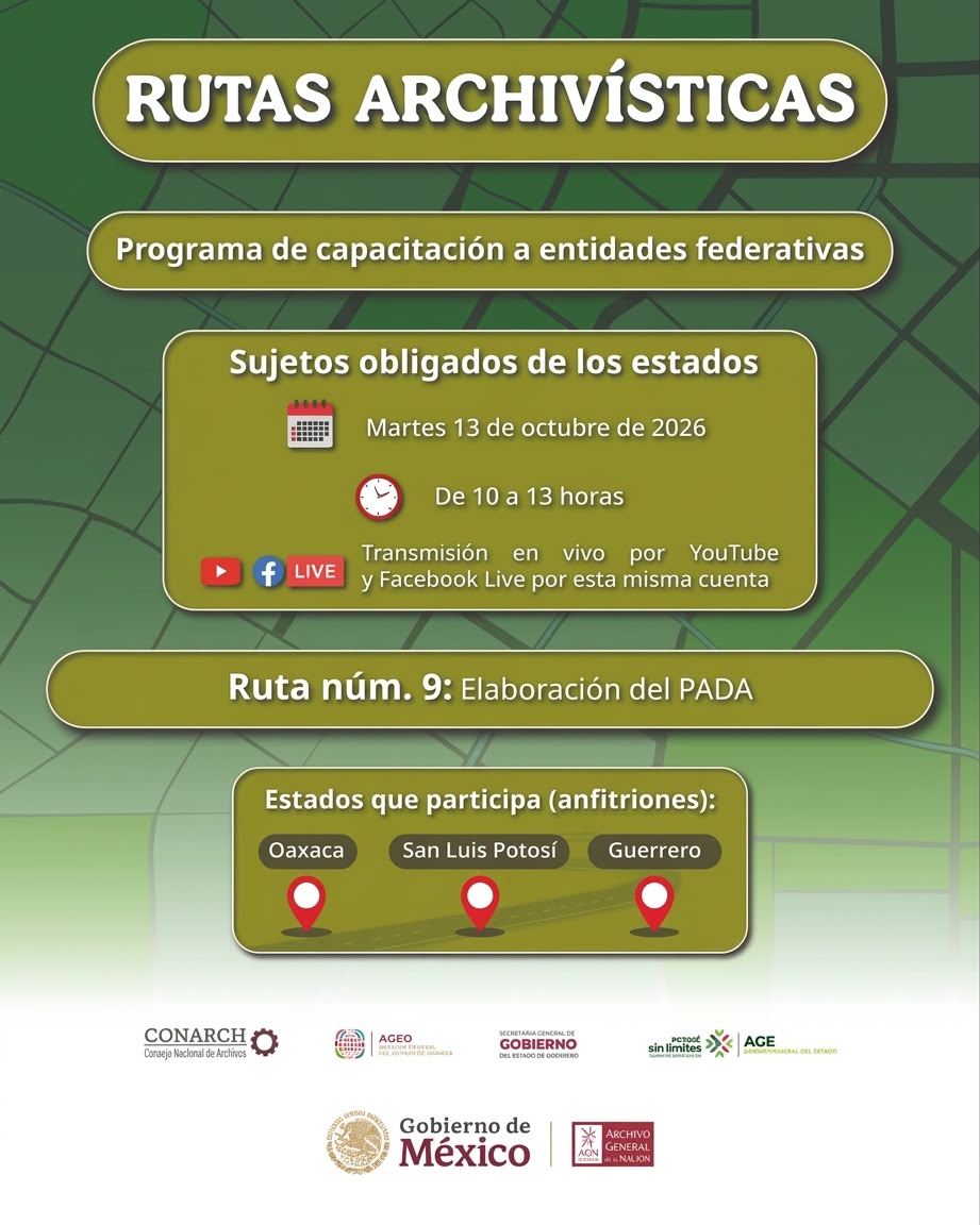 SAN LUIS POTOSÍ SERÁ SEDE DE CAPACITACIÓN NACIONAL EN MATERIA&nbsp;ARCHIVÍSTICA