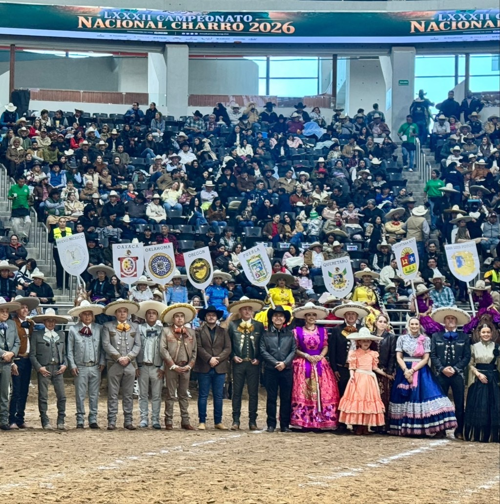 SE INAUGURAN LAS COMPETENCIAS DEL LXXXII CAMPEONATO NACIONAL CHARRO EN SAN LUIS POTOSÍ