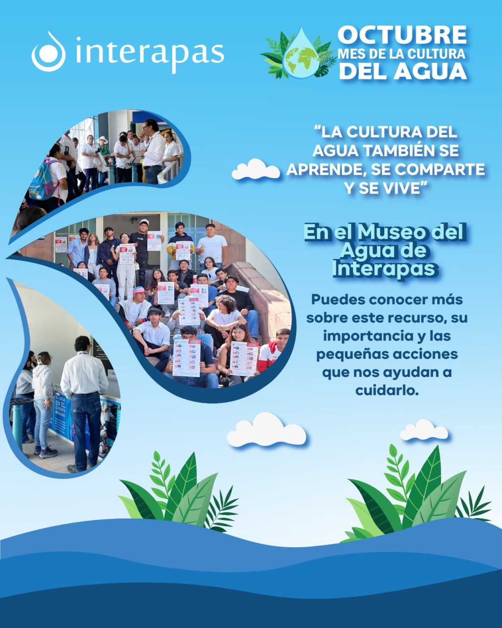 En el Mes de la Cultura del Agua, Interapas abre las puertas de su&nbsp;museo