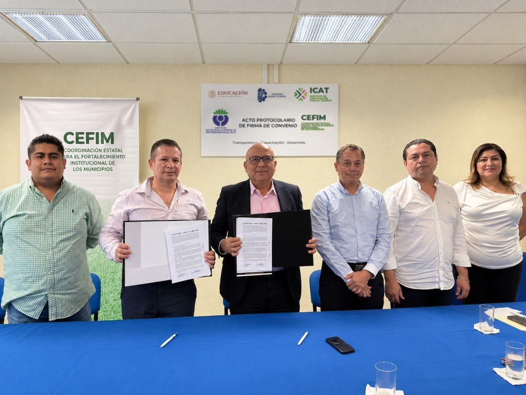CEFIM Y TECNOLÓGICO DE TAMAZUNCHALE ACUERDAN CAPACITACIÓN GRATUITA PARA AYUNTAMIENTOS
