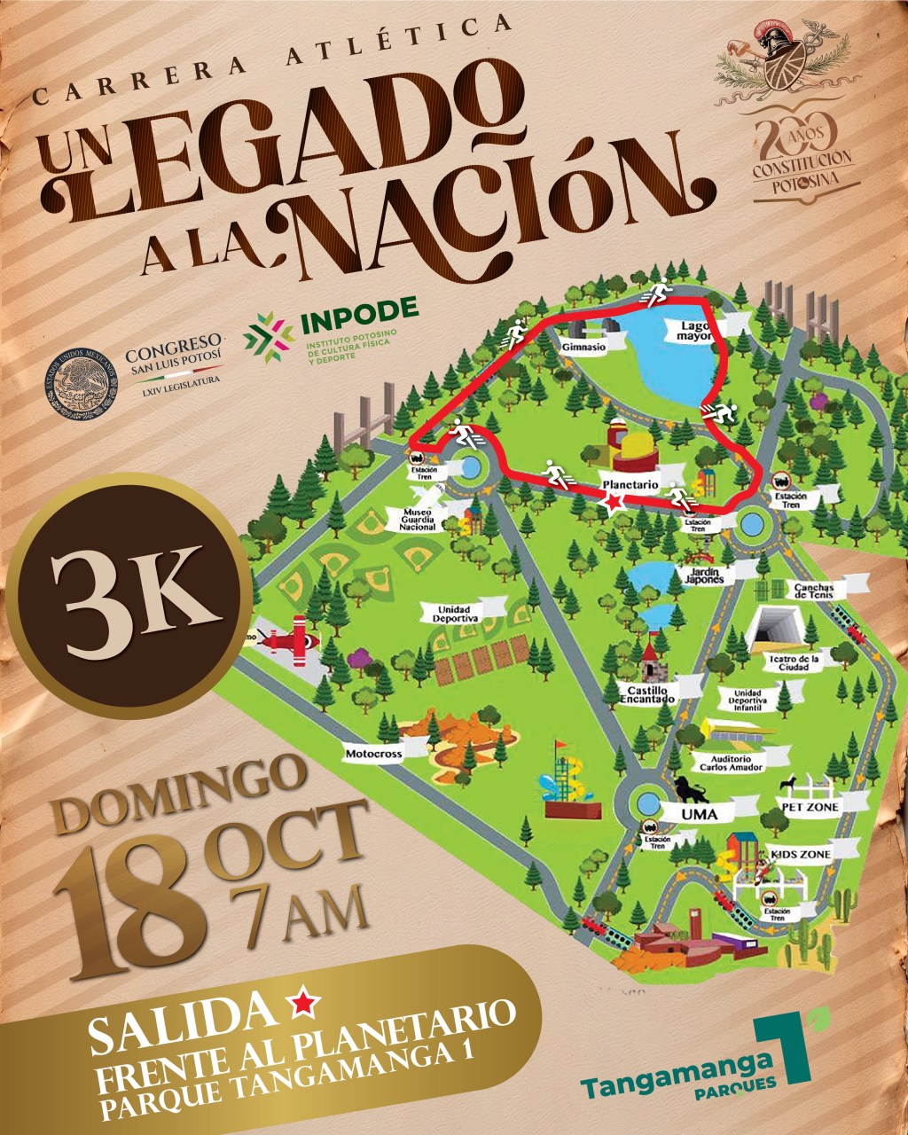 TODO LISTO PARA LA CARRERA ATLÉTICA POR LOS 200 AÑOS DE LA CONSTITUCIÓN&nbsp;POLÍTICA