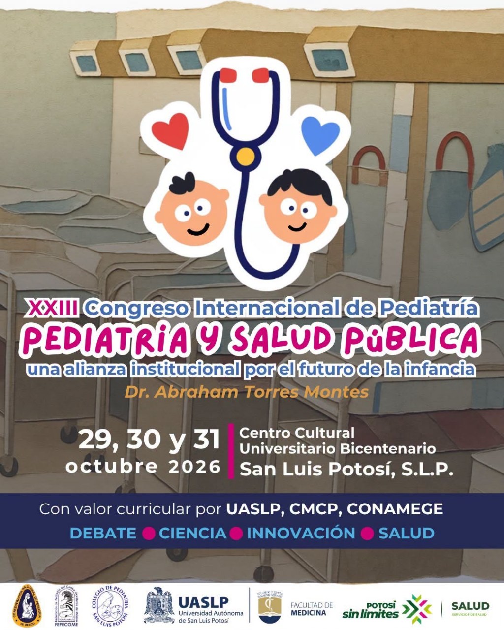 UASLP será sede del XXIII Congreso Internacional de Pediatría