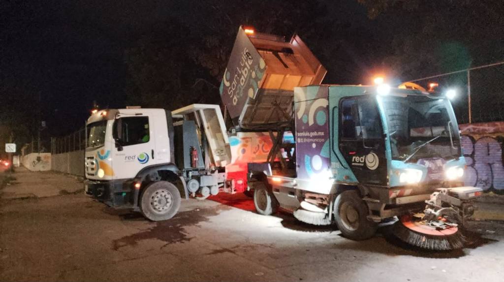 Gobierno Municipal intensifica labores de limpieza nocturna y descacharrización en San Luis Capital