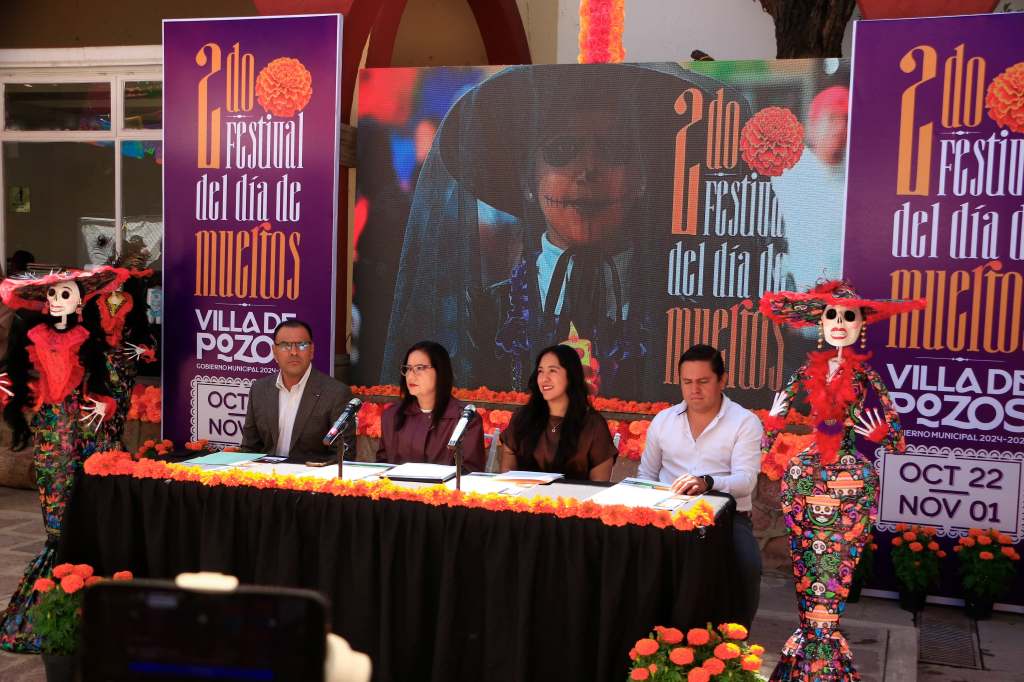 VILLA DE POZOS MANTENDRÁ VIVAS SUS TRADICIONES CON EL SEGUNDO FESTIVAL DE DÍA DE MUERTOS