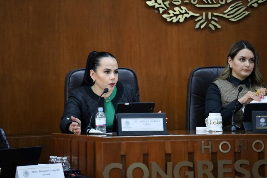 COMPARECE LA TITULAR DE LA SECRETARÍA DE FINANZAS DE GOBIERNO DEL ESTADO, ARIANA GARCÍA VIDAL, ANTE LAS Y LOS INTEGRANTES DE LA LXIV&nbsp;LEGISLATURA