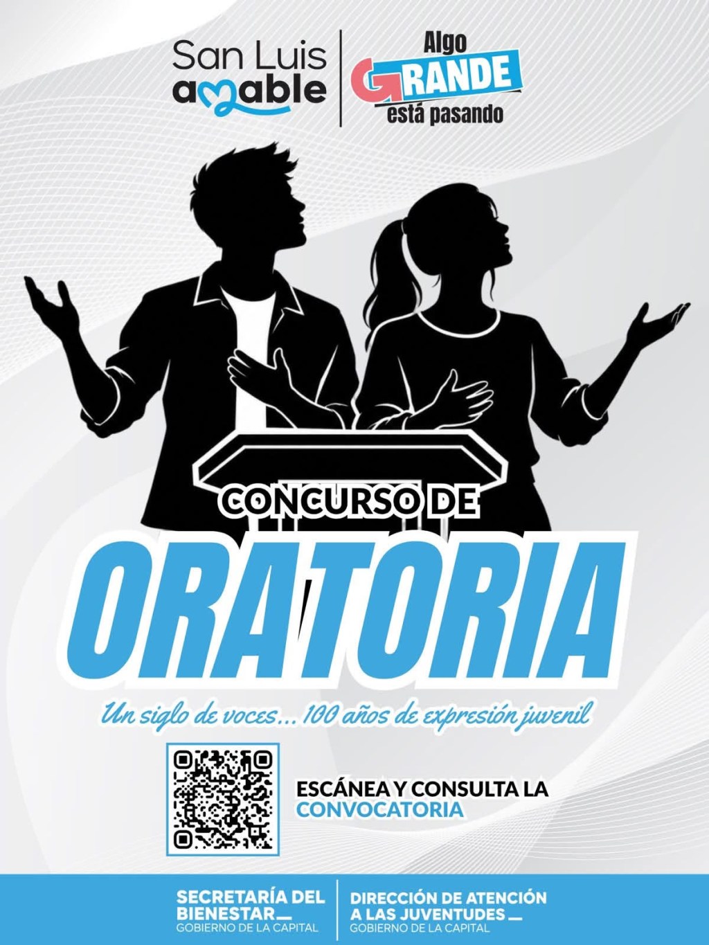 Gobierno de la Capital abre convocatoria para el concurso de oratoria “100 Años de Expresión&nbsp;Juvenil”