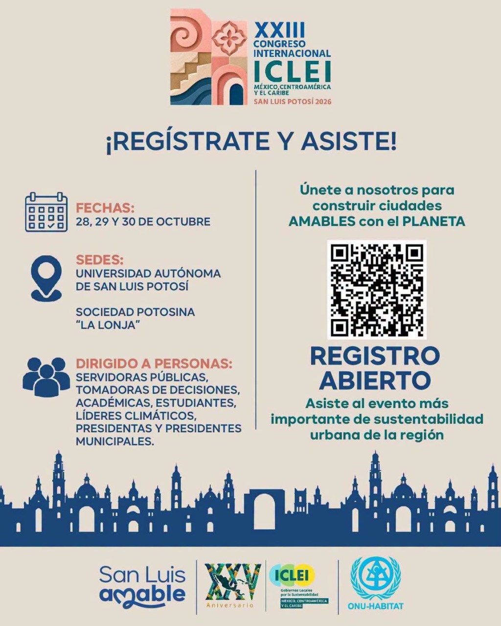 Gobierno de la Capital invita a registrarse al Congreso Internacional ICLEI