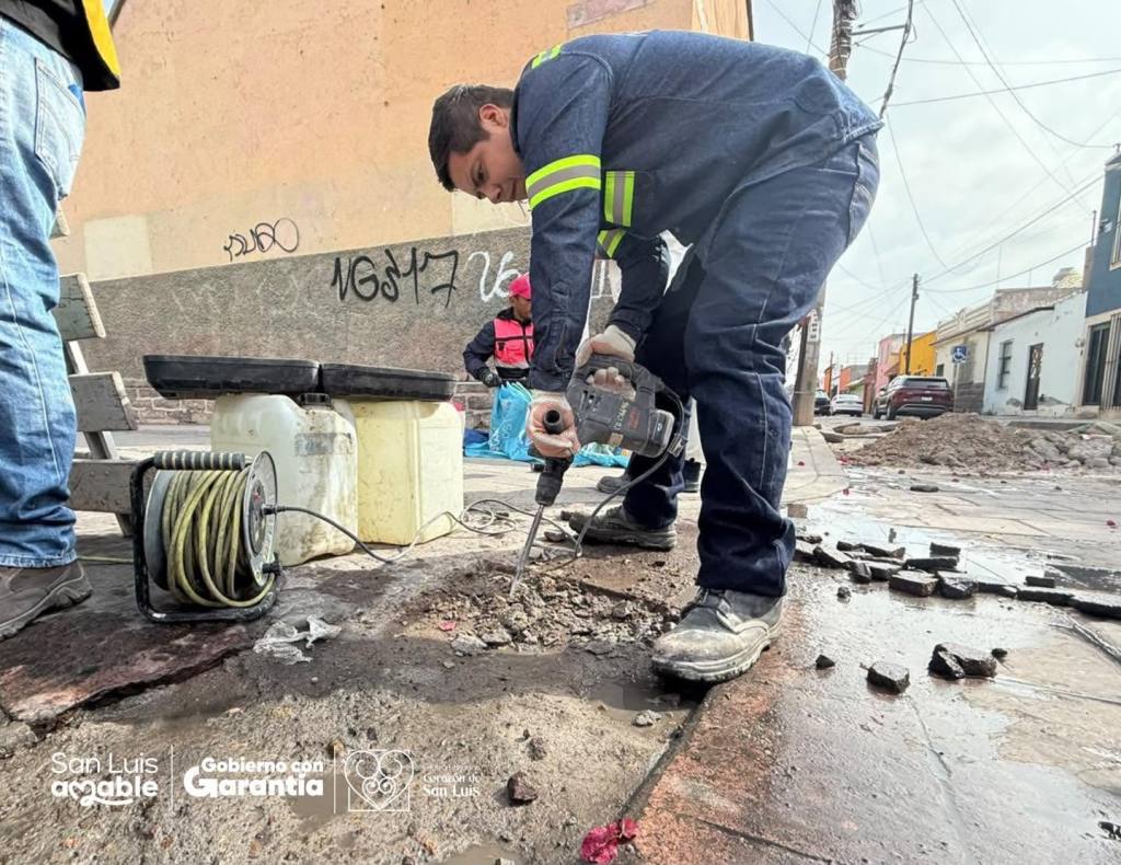 Ayuntamiento de San Luis Capital mantiene labores permanentes de mejora en el Centro Histórico
